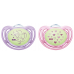 NUK Freestyle Nights Luminous Silicone Soothers 0-6 m 2 pcs