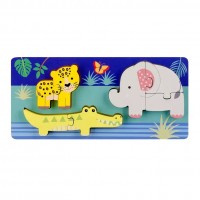 Orange Tree Toys Дървен пъзел Животни