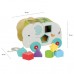 Orange Tree Toys Pull Along Elephant Shape Sorter