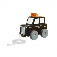 Orange Tree Toys Играчка за дърпане Такси