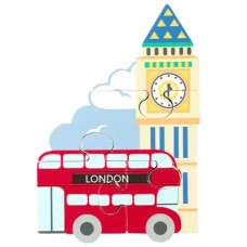 Orange Tree Toys Дървен Пъзел Лондон