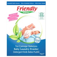Friendly Organic Органичен прах за пране на бебешки дрехи 1kg