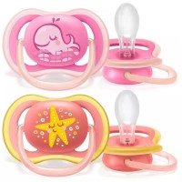 Philips Avent Ultra Air pacifier 6-18m, Girl - Sea Star Philips Avent Ultra Air pacifier 6-18m, Girl - Sea Star