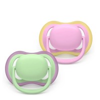 Philips Avent Ultra Air pacifier 6-18m Pink-Green Philips Avent Ultra Air pacifier 6-18m Pink-Green