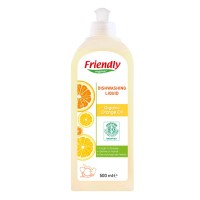 Friendly Organic Препарат за измиване на съдове с портокалово масло 500 ml