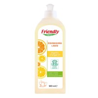 Friendly Organic Препарат за измиване на съдове с портокалово масло 500 ml Friendly Organic Препарат за измиване на съдове с портокалово масло 500 ml