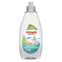 Friendly Organic Препарат за ръчно измиване на бебешки шишета и съдове 414 ml Friendly Organic Препарат за ръчно измиване на бебешки шишета и съдове 414 ml