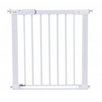 Safety 1st Универсална метална преграда за врата с плосък праг Бяла