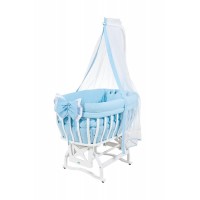 Tahterevalli Culle Wooden Crаdle blue
