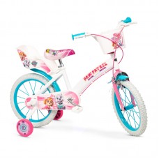 Toimsa Детски велосипед с помощни колела Paw Patrol Girl, 16 инча