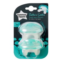 Tommee Tippee Teether Stage 1 3m+ 2pcs, Green Tommee Tippee Teether Stage 1 3m+ 2pcs, Green