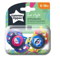 Tommee Tippee Baby pacifier Fun Style 6-18m 2pcs Bird