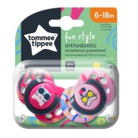 Tommee Tippee Baby pacifier Fun Style 6-18m 2pcs Cats