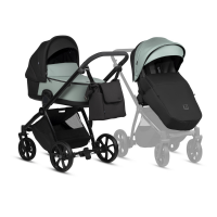 Tutis Baby Stroller 2 in 1 Mio 3 Plus Leather, Sage