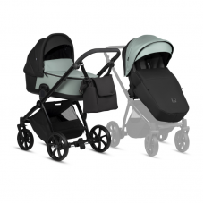 Tutis Бебешка количка 2 в 1 Mio 3 Plus Leather, Sage Tutis Бебешка количка 2 в 1 Mio 3 Plus Leather, Sage