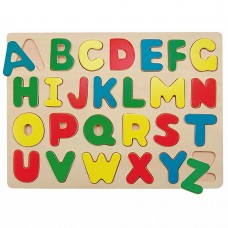 Woody Дървен пъзел Английската азбука