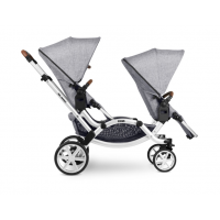 ABC Design Количка за близнаци Zoom Graphite Grey ABC Design Количка за близнаци Zoom Graphite Grey
