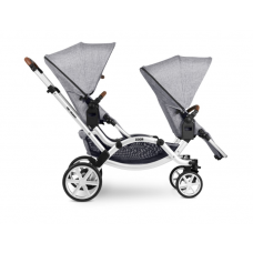 ABC Design Количка за близнаци Zoom Graphite Grey