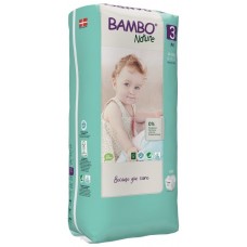 Bambo Nature Eco nappies M Tall Pack, 52pcs. - size 3