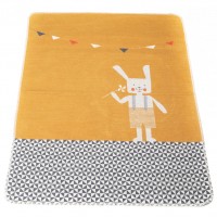 David Fussenegger Baby Blanket Juwel Orange Bunny