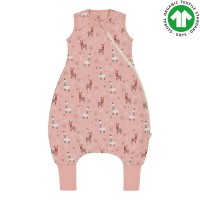 Bio Baby Спално чувалче с крачета от органичен памук 1 тог, Розова Лама Bio Baby Спално чувалче с крачета от органичен памук 1 тог, Розова Лама