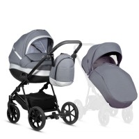 Buba Бебешка количка 2 в 1 Zaza2 Dark Grey