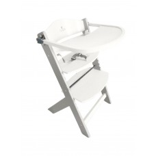 Cangaroo Wooden High Chair Nuttle 2 in 1, White