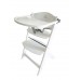 Cangaroo Wooden High Chair Nuttle 2 in 1, White