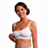 Carriwell Безшевен сутиен за кърмачки, Бял