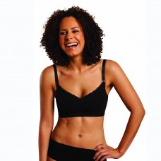 Carriwell Безшевен сутиен за кърмачки от органичен памук, Черен Carriwell Безшевен сутиен за кърмачки от органичен памук, Черен