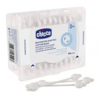 Chicco Клечки за уши с ограничител 60 броя