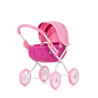 Chipolino Doll stroller Daisy Pink Linen