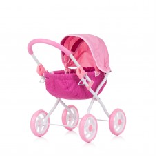 Chipolino Doll stroller Daisy Pink Linen