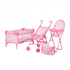 Chipolino Комплект за кукли 3 в 1 Трикси звездички