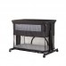 Chipolino Co-sleeping Baby Crib with drop side Zen Obsidian