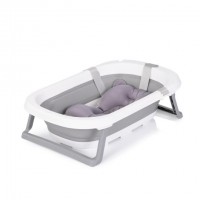 Foldable bath tub Isla with bath net Grey Foldable bath tub Isla with bath net Grey