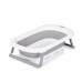 Foldable bath tub Isla with bath net Grey