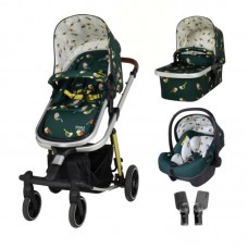 Cosatto Giggle Trail Baby stroller 3 in 1 Birdland with Nursing bag and Footmuff