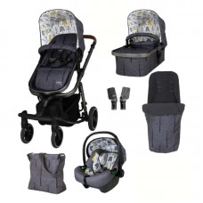 Cosatto Giggle Trail Baby stroller 3 in 1 with Nursing bag and Footmuff Fika forest