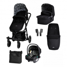 Cosatto Giggle Trail Baby stroller 3-in-1 with Nursing bag and Footmuff Silhouette