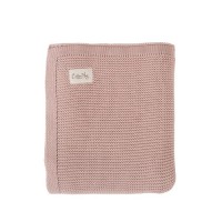 Cotton Hug Памучно одеяло Органик 80 х 100 см, роза