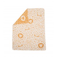 David Fussenegger Baby Blanket Juwel 70x90 Raccoon, Yellow