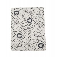 David Fussenegger Baby Blanket Juwel 70x90 Raccoon, Grey