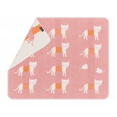 David Fussenegger Бебешко одеяло Juwel 70х90 Котки, Розово