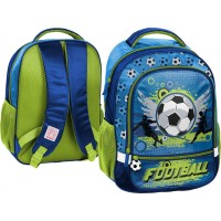 PASO School Backpack Football, Green