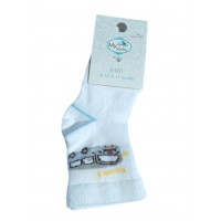 Детски памучни чорапи 6-12m, Автобус Детски памучни чорапи 6-12m, Автобус