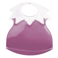 Thermobaby Arlequin soft plastic Bib, Purple
