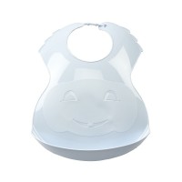 Thermobaby Soft plastic bib Light Blue