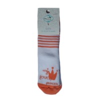 Baby Non-Slip Thick Socks with Silicone Dots, Princess