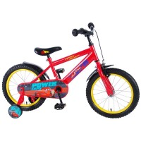 E&L Company Детски велосипед с помощни колела Дисни Колите 3, 16 инча